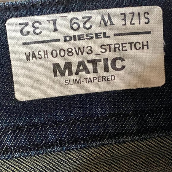 Women's Black Label Diesel Jeans low-rise Straight Leg Size 29 x 32 Premium - Picture 4 of 9